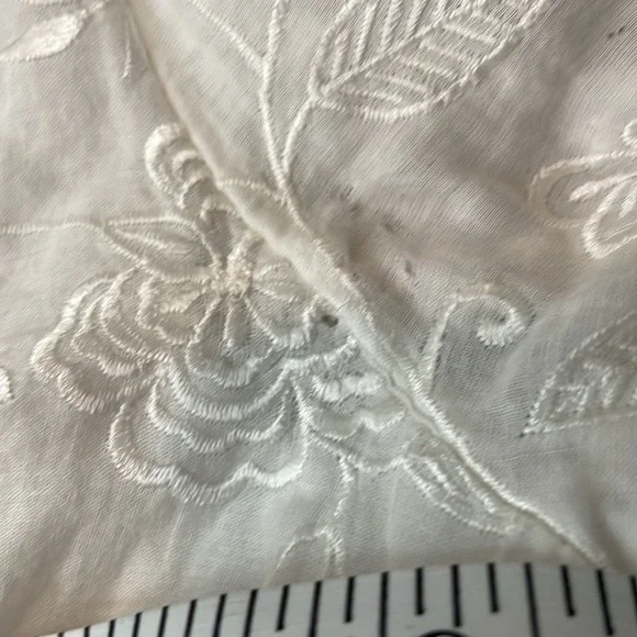 Alice‎ + Olivia Off White Stori White Eyelet Midi Dress Size 6 NWOT - Picture 14 of 14